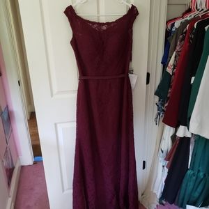 NWT Lacy Formal Gown